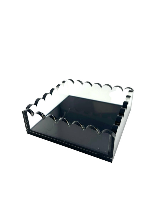 Slate Scalloped Cocktail Napkin Holder