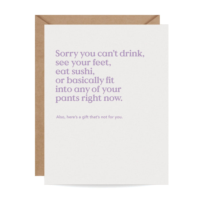 Funny Pregnancy Card