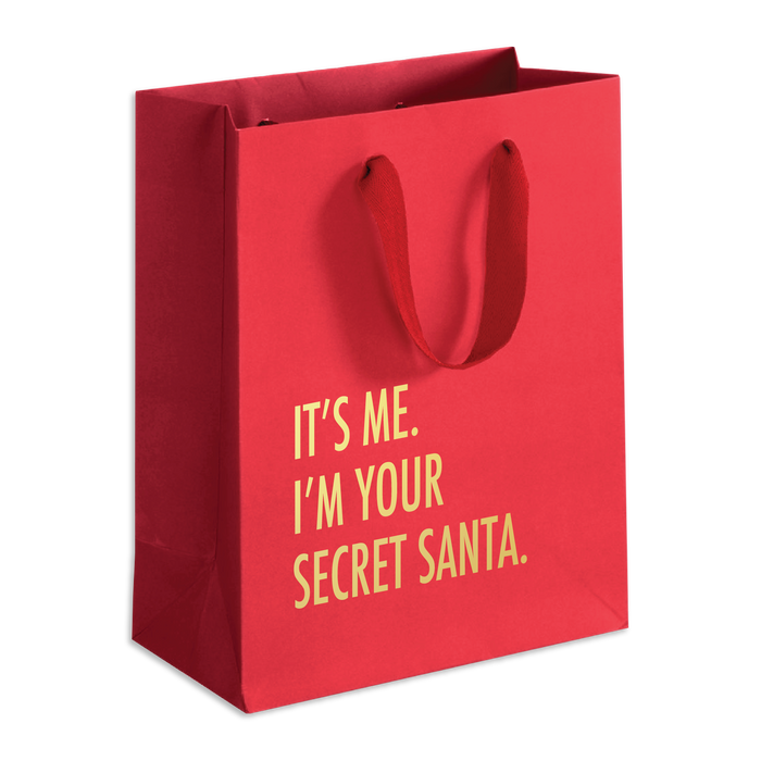 Red Secret Santa Gift Bag