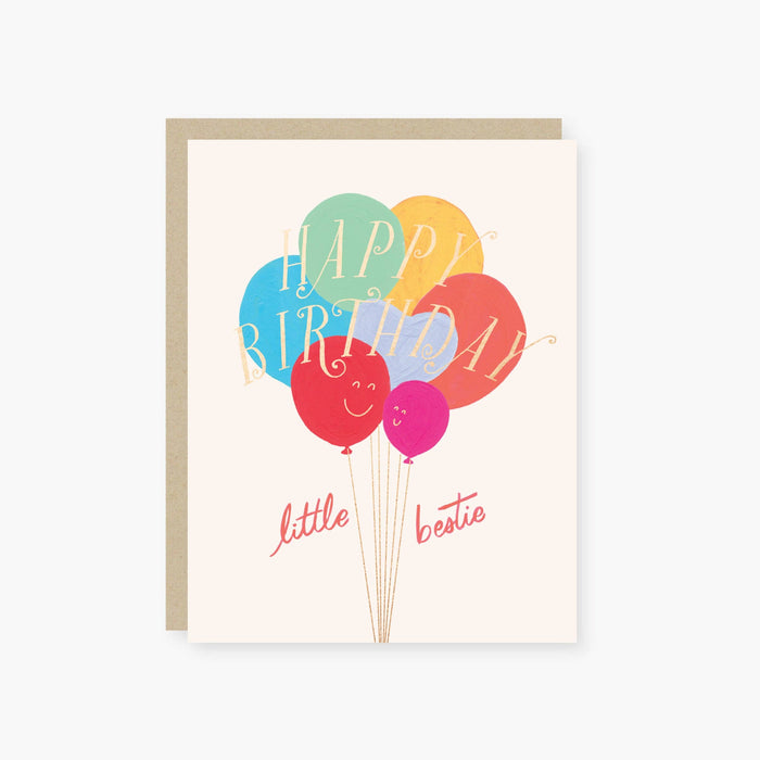 Junkie Little Bestie Birthday Card