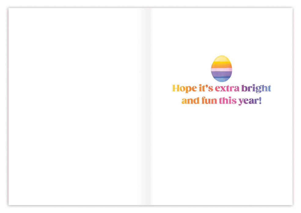 Colorful Eggs Card