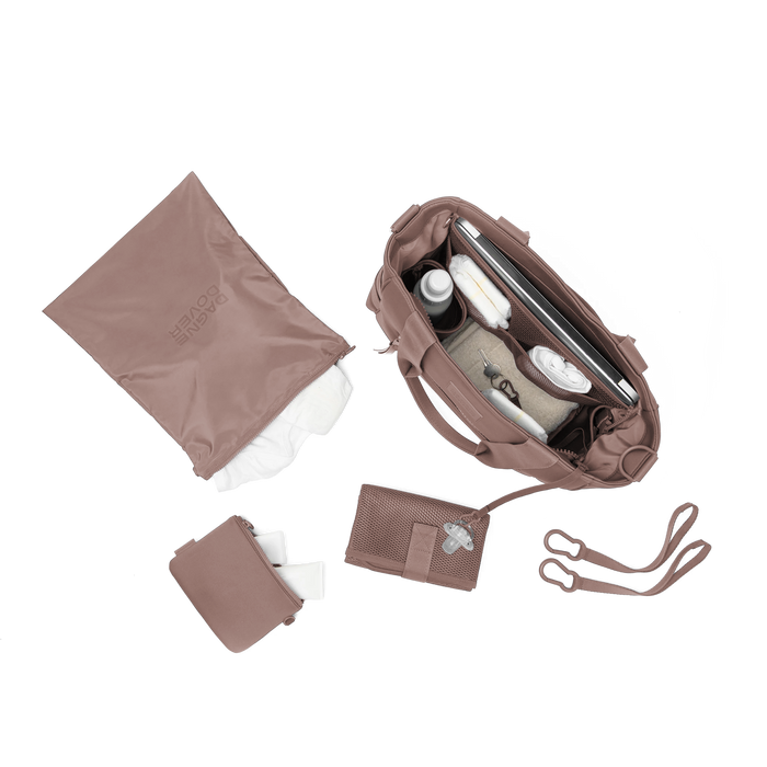 Wade Diaper Tote in Dune