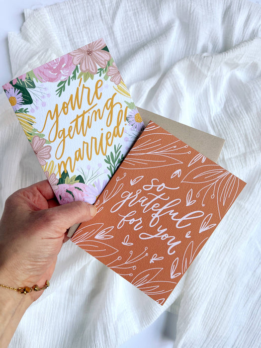 You're Getting Married Card