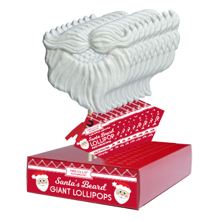 Giant Santa Beard Mask Lollipop