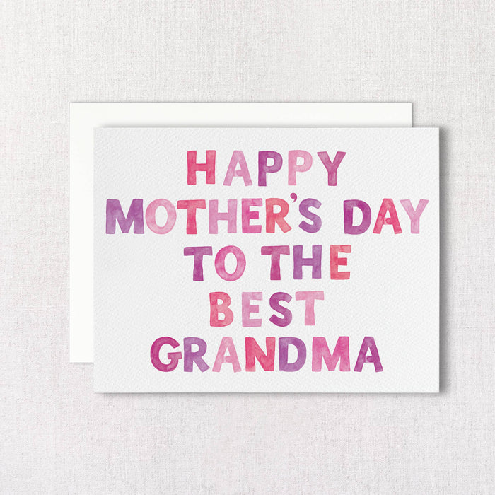 Best Grandma Mother's Day Card