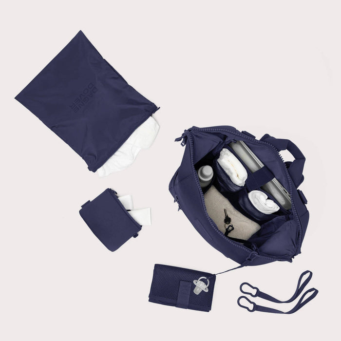Indi Diaper Backpack in Storm, Large