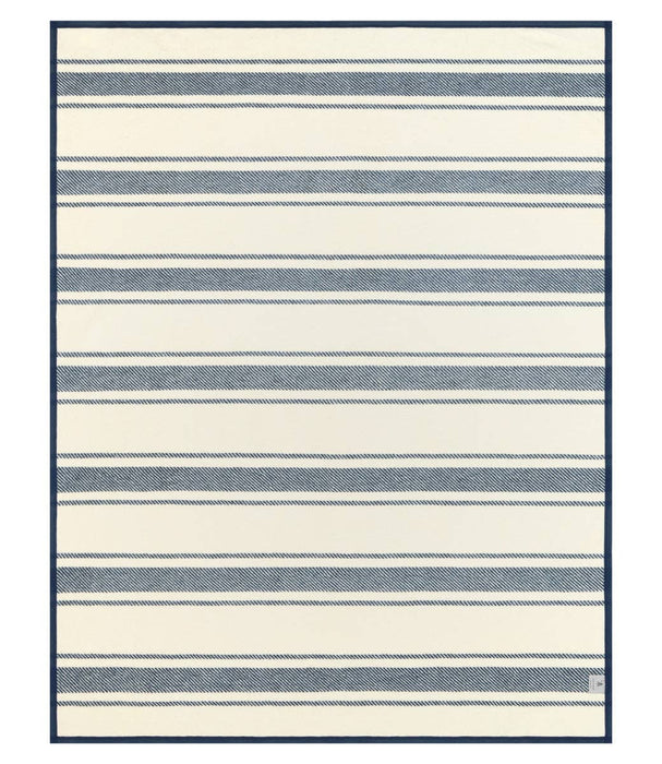 Dockside Stripe Navy Blanket Original