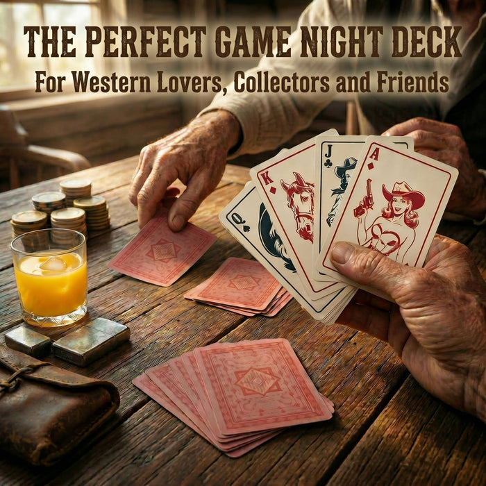 Vintage Cowboy Deck of Playing Cards