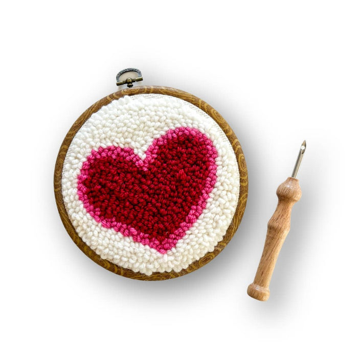Classic Heart Punch Needle Kit