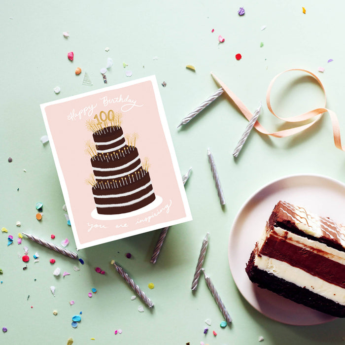 Happy 100th Birthday Card