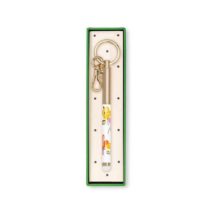 Spring Pansies Key Fob Pen