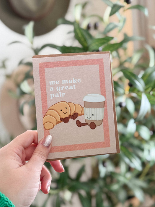 Jelly Croissant + Latte Card