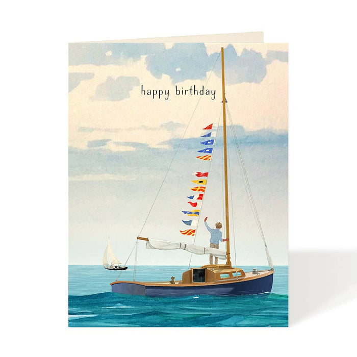 Birthday Sailing Card