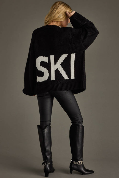 Black Ski Cardigan