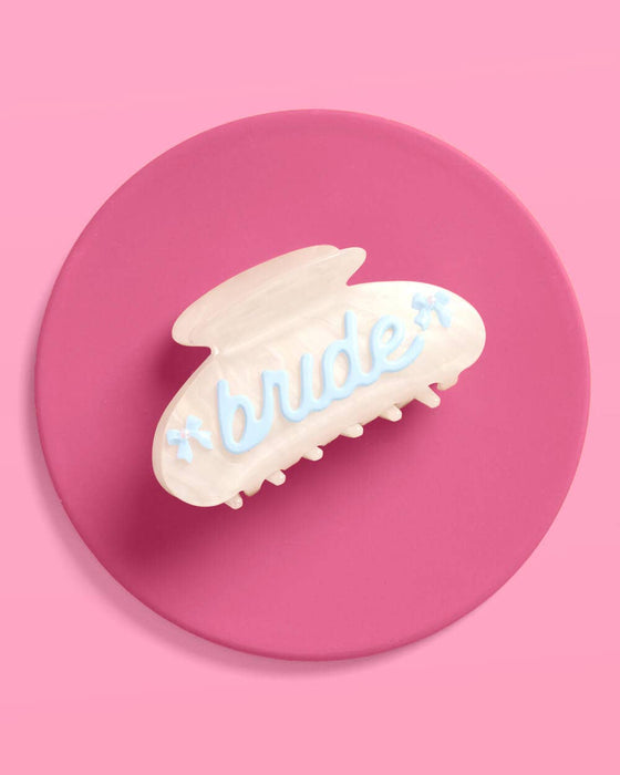 Bride Acrylic Claw Clip | Blue