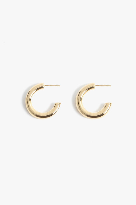 Silver Michaela 1" Hoops