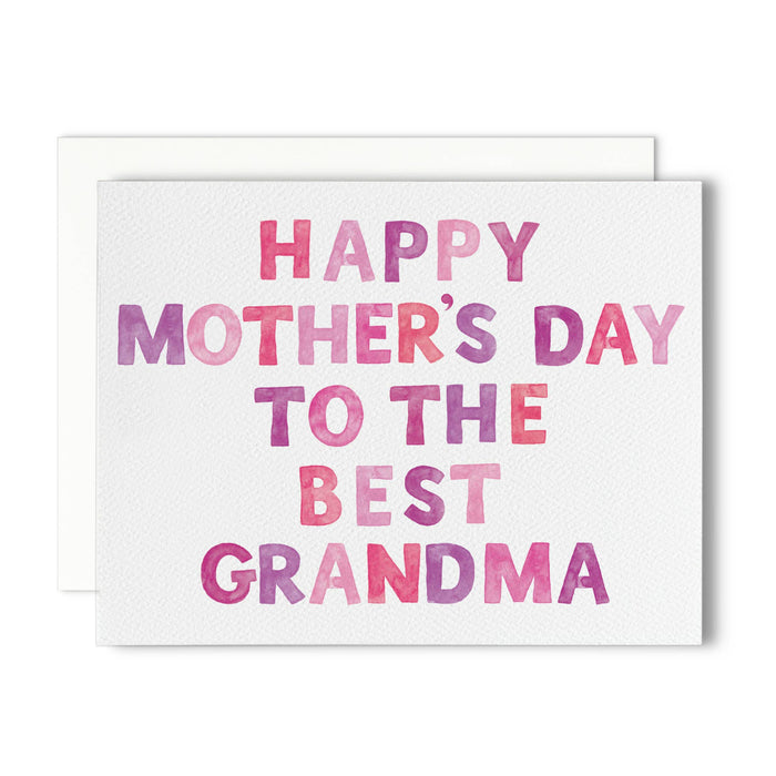 Best Grandma Mother's Day Card