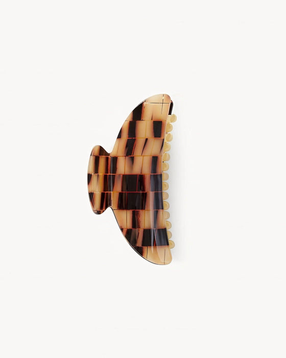 Midi Heirloom Claw | Blonde Checker