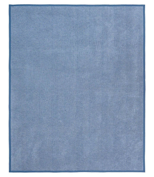 Harborview Herringbone Cornflower Blanket Original