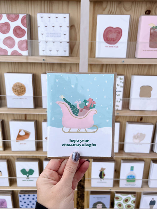 Hope Your Christmas Sleighs Card