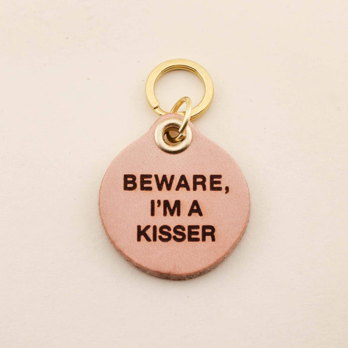 Beware, I'm A Kisser Pet Tag