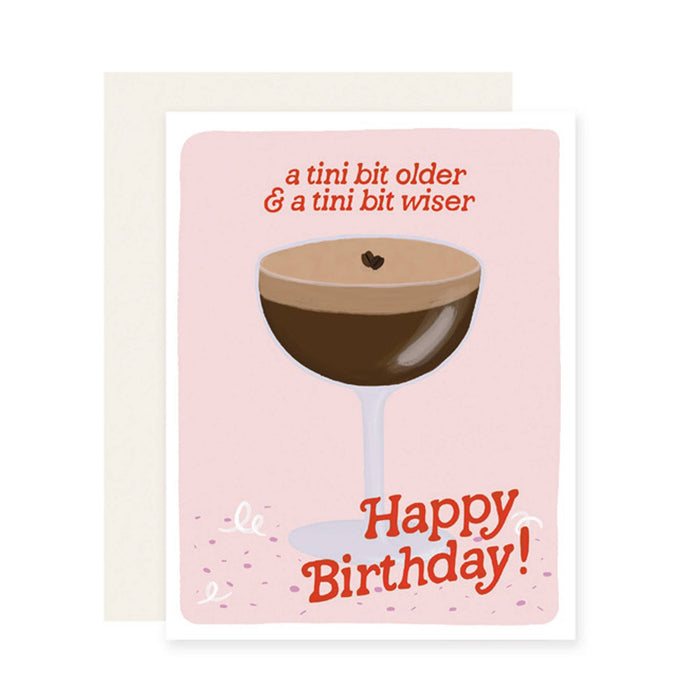 Espresso Tini Bit Older Card