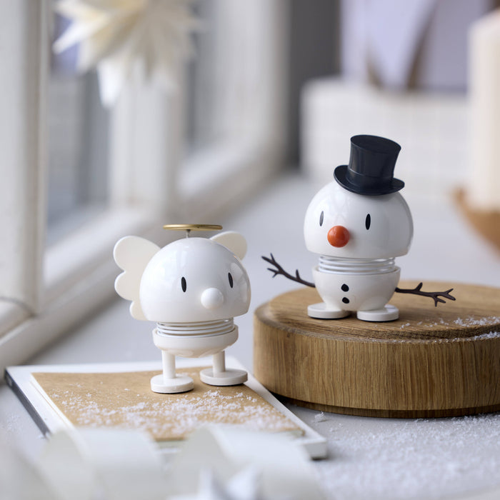Small Hoptimist Snowman | White