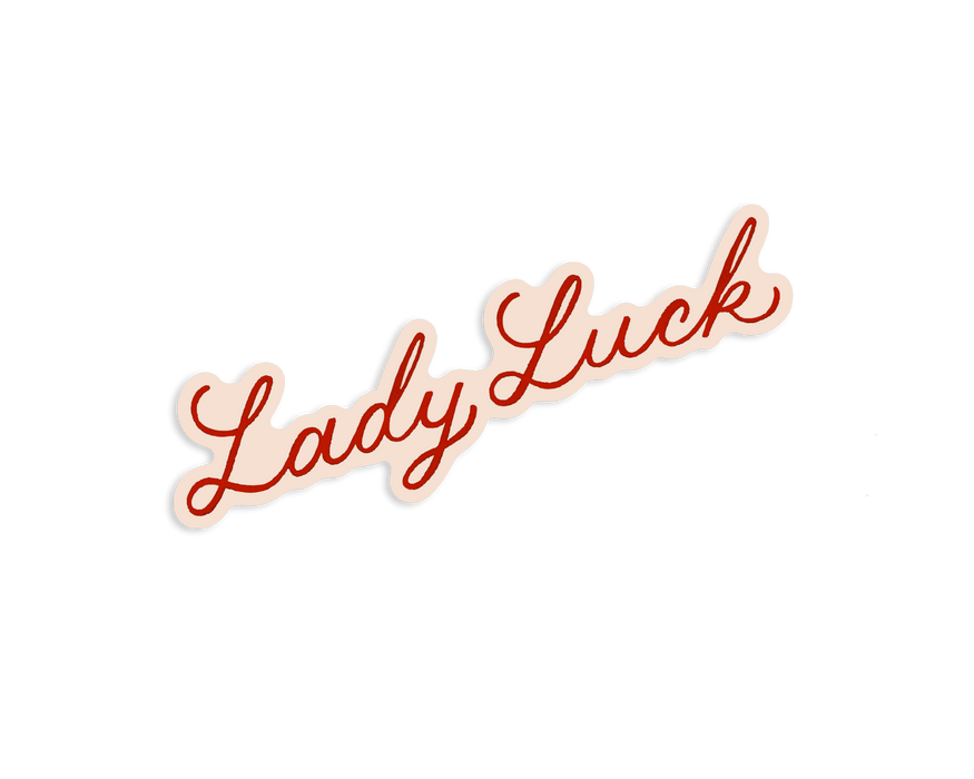 Lady Luck Sticker