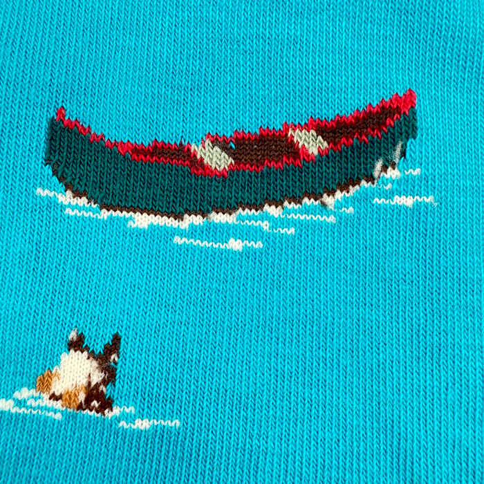 Men's Canada Mountain Scene Socks