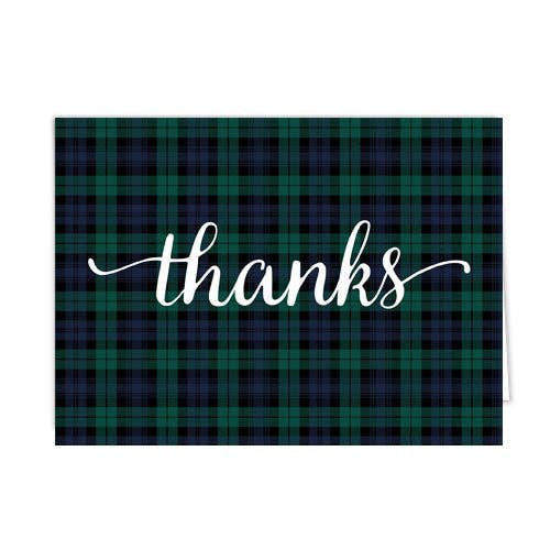 Folded Notecard Set of 10 | Thanks