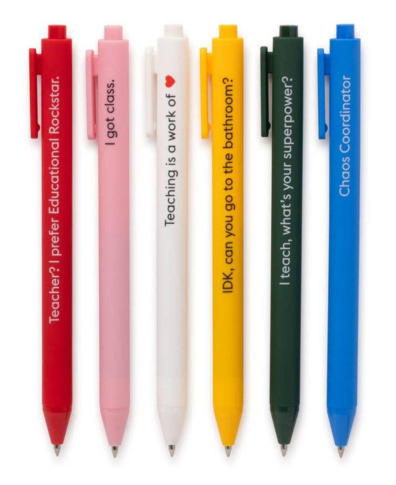 Teacher Quotable Pen Set