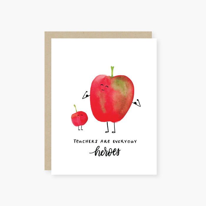 Teachers are Everyday Heroes Card