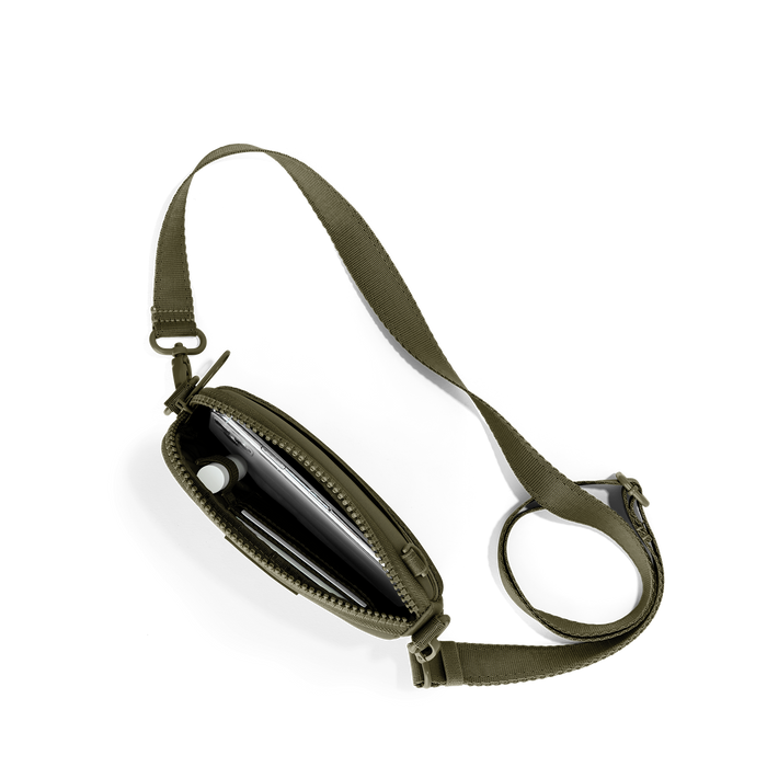 Mara Phone Sling in Dark Moss