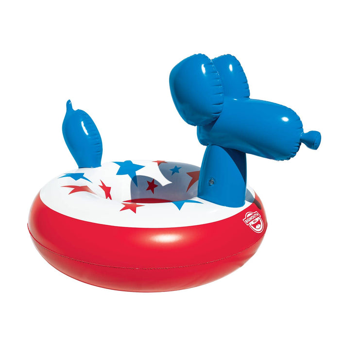 Patriotic Balloon Dog Pool Float