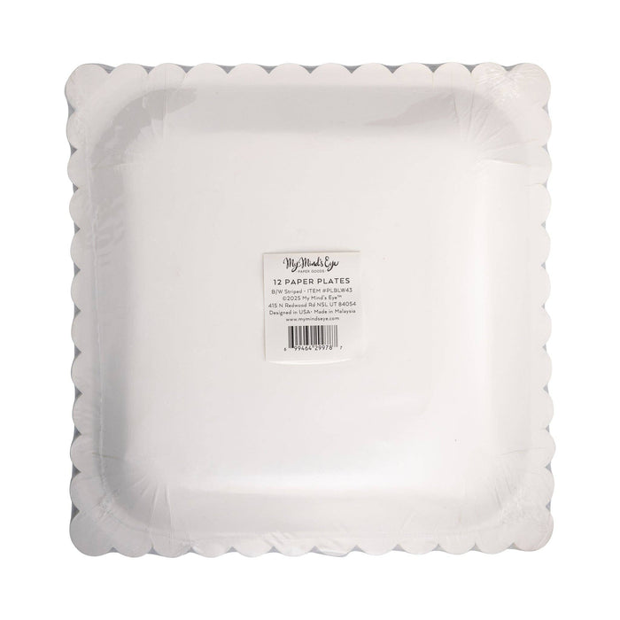 Black Stripe Plate
