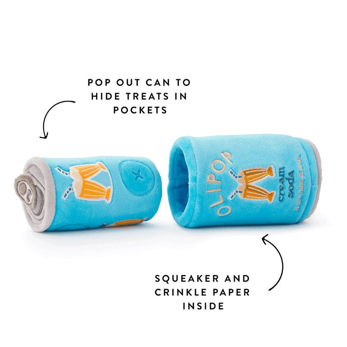 OLIPOP x TFD Cream Soda Interactive Dog Toy