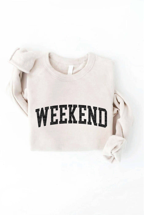 Heather Royal WEEKEND Sweatshirt