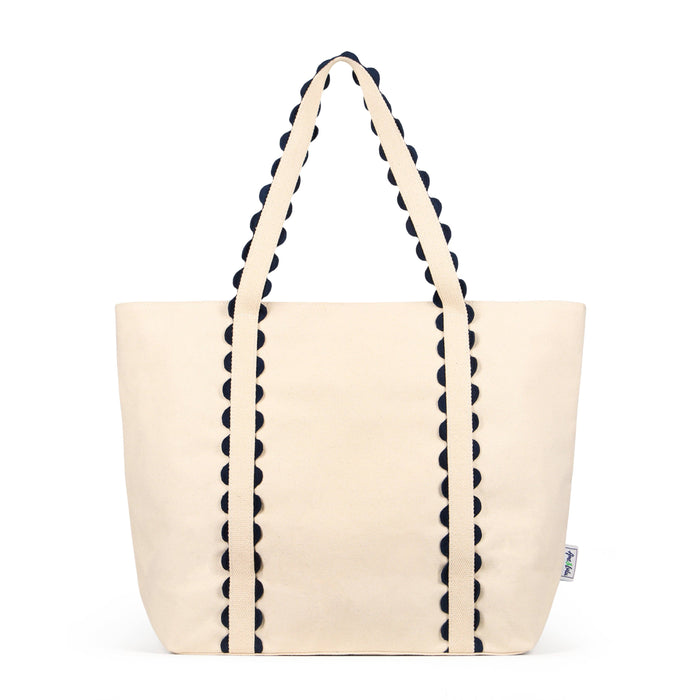 Navy Nantucket Beach Tote