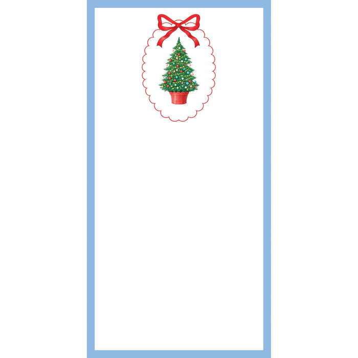 4"x8" Christmas Tree Plaque Notepad