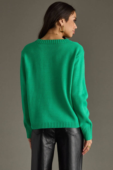Green Ski Sweater