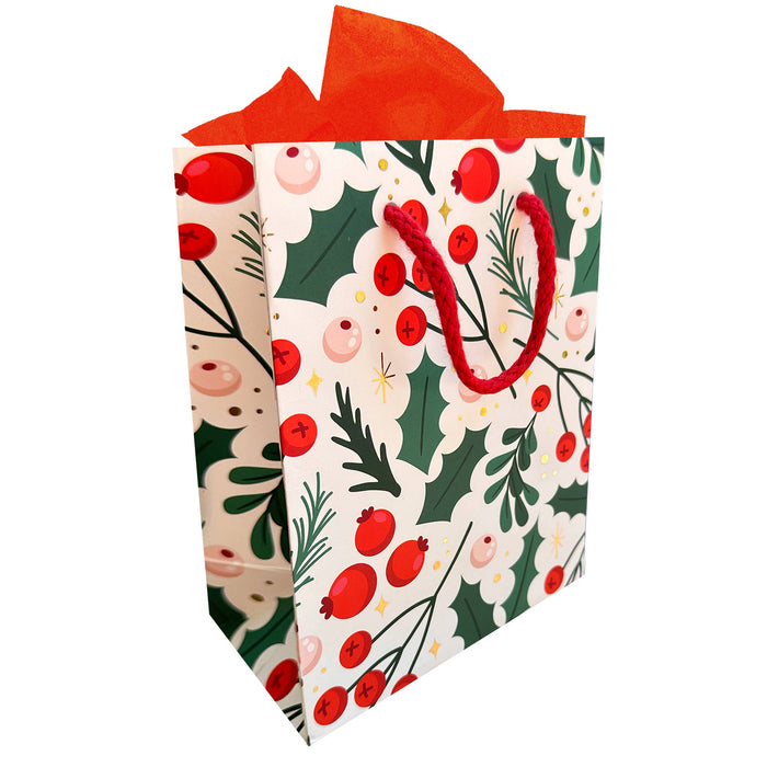 Sm Winter Berries Gift Bag