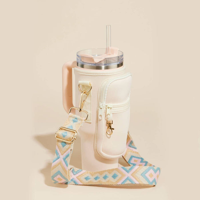 Scuba Sling Tumbler Bag | Light Pink