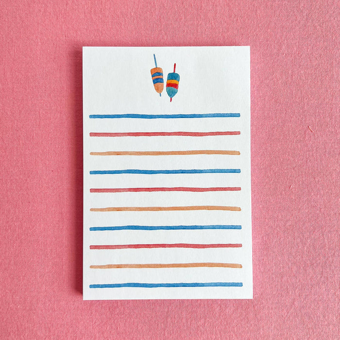Watercolor Buoys Notepad