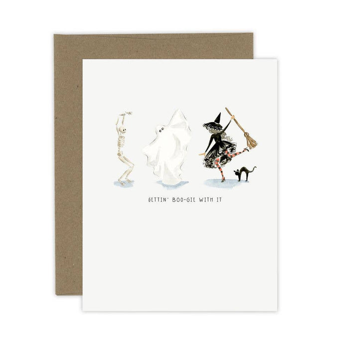 Gettin' Boo-gie With it Card
