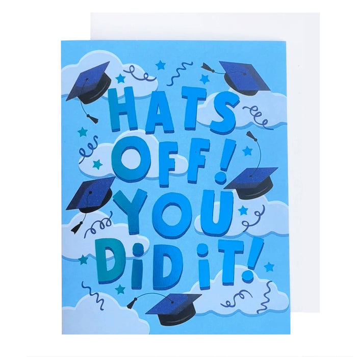 Hats Off Grad Card