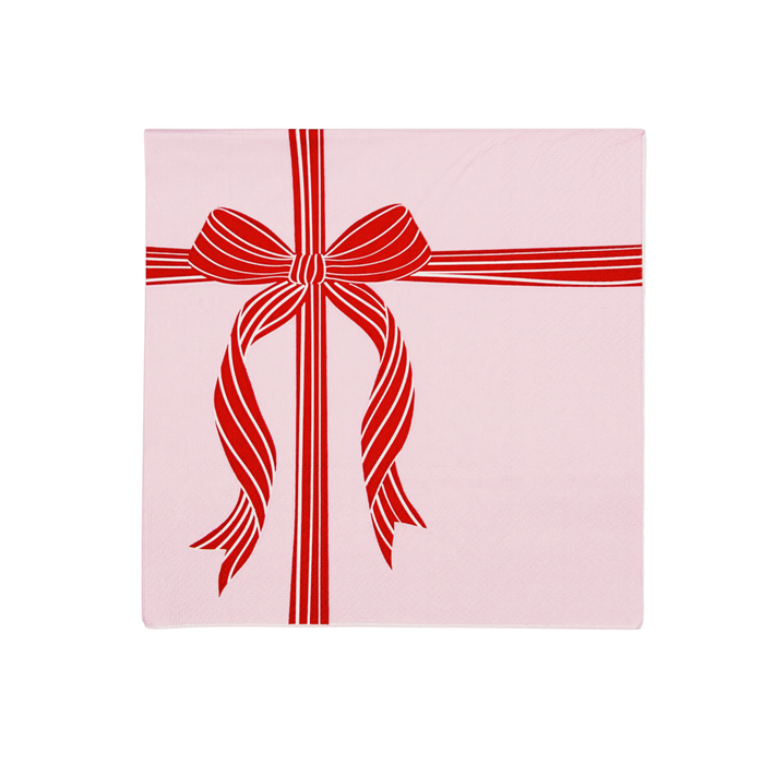 Pink Present Large Napkins