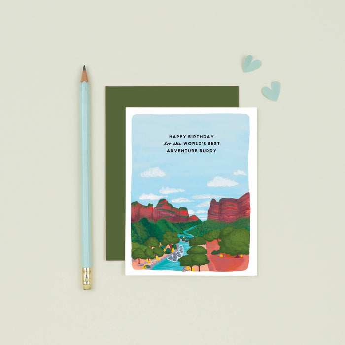 Adventure Buddy Birthday Card