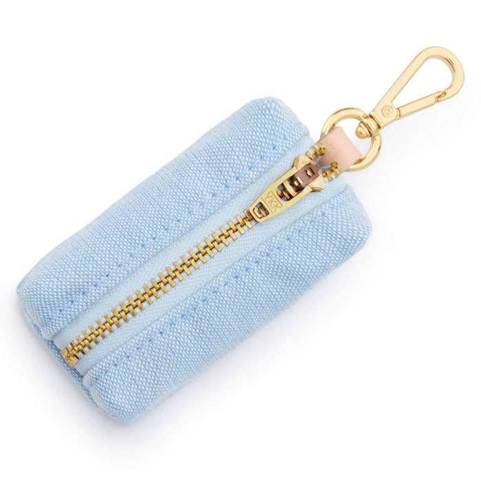Blue Chambray Waste Bag Holder