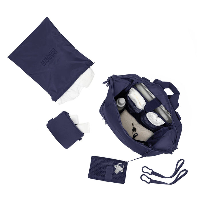 Indi Diaper Backpack in Storm, Large