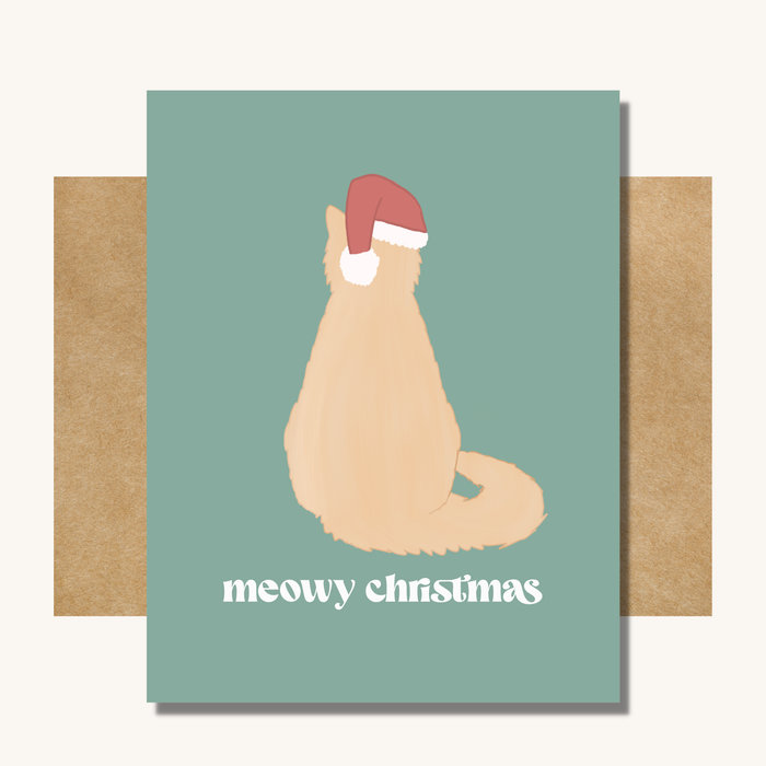 Meowy Christmas Card